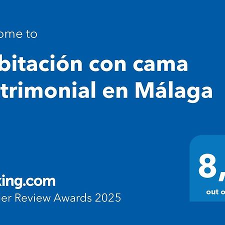 Habitacion Con Cama Matrimonial En Málaga Exterior foto